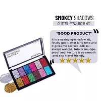 Trendy 12 Color Glitter Eye Shadow Fabulous Palette Professional Collection Full Waterproof And Smudg Proof Pack Of 1-thumb2