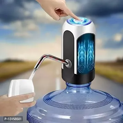 Automatic Wireless Water Can Dispenser Pump for 20 Litre Bottle C an, with 2 silicone pipe Water Dispenser Pump Pack Of 1-thumb0