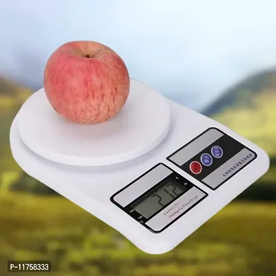 Trendy 1 Gm To 10 Kg Portable Multipurpose Round Plate Kitchen Weighing Scale