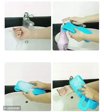 Bahtroom Brushes Body Back Scrubber Belt Masseger-thumb2