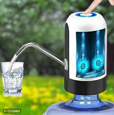 Water Bottle Pump Heavy Duty USB Charging Automatic Water Drinking Dispenser Portable Electric Water Bottle Pack Of 1-thumb0