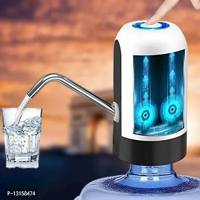 Water Bottle Pump Heavy Duty USB Charging Automatic Water Drinking Dispenser Portable Electric Water Bottle Pack Of 1-thumb0