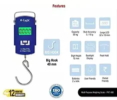 Electronic Portable Fishing Hook Type Digital LED Screen Luggage Weighing Scale- 50 Kg / 110 LB Pack Of 1-thumb4