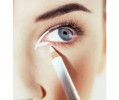 Premium Shills Pure White Kohl And Kajal Auto Eye Pencil Long Lasting And Waterproof-thumb1