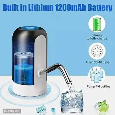 Water Bottle Pump,BPA-Free Electric Drinking Water Pump,USB Rechargeable Portable Water Dispenser, Automatic Shut-off Water Pump Dispenser Pack Of 1