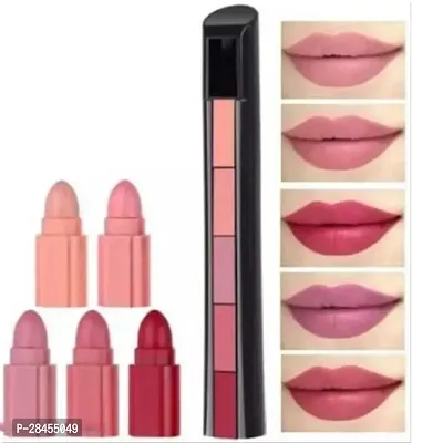 Awesome 5 In 1 Waterproof Matte Lipstick - 7.5gm-thumb0