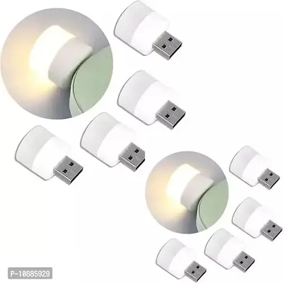 USB Mini LED Night Light Cool White USB-Pack Of 8 LED Light