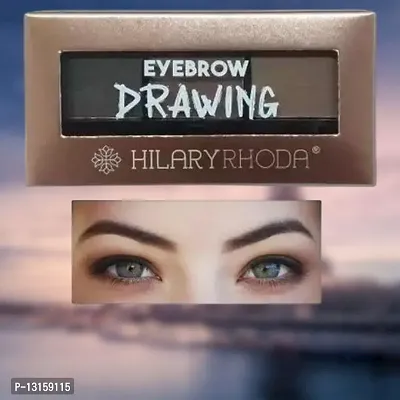 Hilaryrhoda Eyebrow Drawing Adding Depth To Define A Full Brow. Most Palettes Accommodate More Shades And An Angled Brush Pack Of 10-thumb0