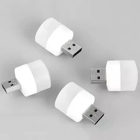 Usb Mini Bulb Light With Connect All Mobile Wall Charger 4 Led Light