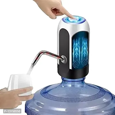 Water Bottle Pump Heavy Duty USB Charging Automatic Water Drinking Dispenser Portable Electric Water Bottle Pack Of 1-thumb0