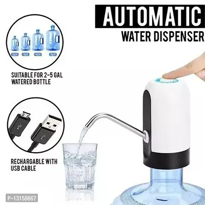 Automatic Wireless Water Can Dispenser Pump for 20 Litre Bottle C an, with 2 silicone pipe Water Dispenser Pump Pack Of 1-thumb0