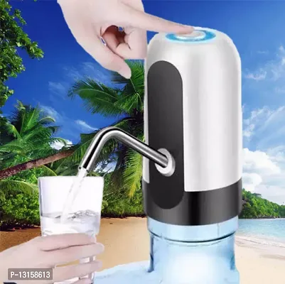 Automatic Wireless Water Can Dispenser Pump for 20 Litre Bottle C an, with 2 silicone pipe Water Dispenser Pump Pack Of 1-thumb0