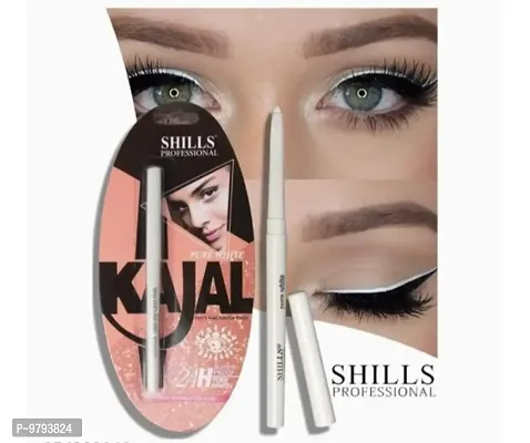 Shills Professional White Kohl And Kajal Auto Eye Pencil- 0.35 Grams-thumb0