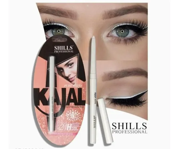 Long Lasting Deep Black Kajal With Makeup Essential Combo