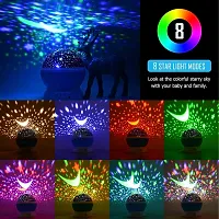 Awesome Star Master Rotating 360 Degree Moon Night Light Lamp Projector with Colors and USB Cable,Lamp for Kids Room Night Bulb (Multi Color,Pack of 1,Plastic)-thumb3