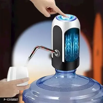 Water Bottle Pump Heavy Duty USB Charging Automatic Water Drinking Dispenser Portable Electric Water Bottle Pack Of 1