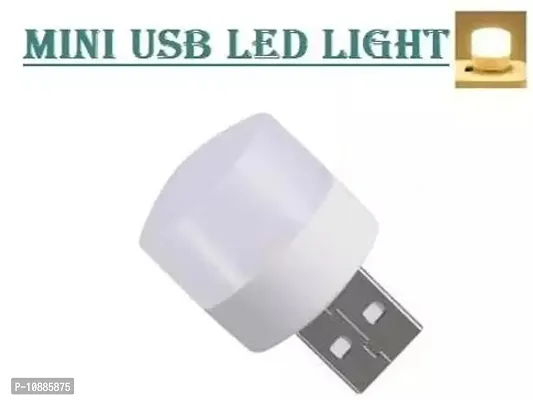 USB Night Lights Portable Home USB Atmosphere Lights LED Plug In Bulbs LED Toilet Bedroom Lights Bulb For Bathroom Car Nursery Kitchen, Warm White 1 LED Light-thumb0