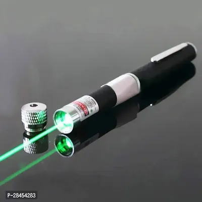 Multipurpose Green Laser Light pen|laser pen for kids Green Laser Pointer pen for Presention with Adjustable Cap to Change Project Design-thumb0