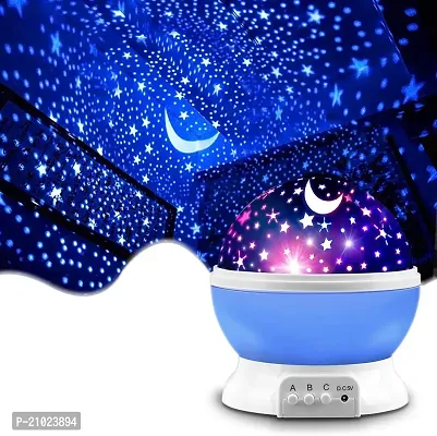 Awesome Star Master Rotating 360 Degree Moon Night Light Lamp Projector with Colors and USB Cable,Lamp for Kids Room Night Bulb (Multi Color,Pack of 1,Plastic)