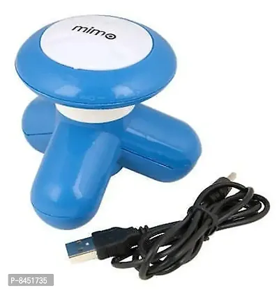 Mini Battery Powered Powerful Massager for Full Body with USB Power Cable (Color May Vary)
