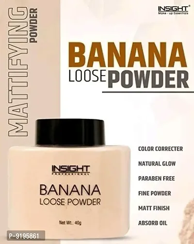 beauty Cosmetics mattifying Banana loose Powder Pack of 1