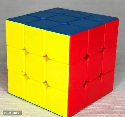 High Speed Stickerless 3x3 Magic Cube Puzzle Game Toynbsp;nbsp;(1 Pieces)-thumb0
