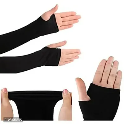 Polyester Sun Protection Arm Sleeves-thumb0