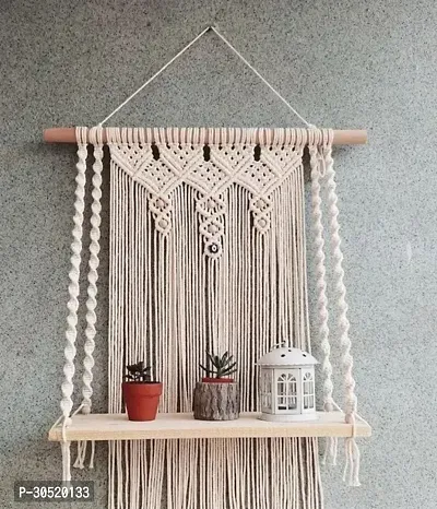 Designer Off White Febric Wall Hanging