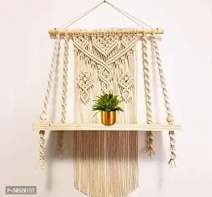 Designer Off White Febric Wall Hanging