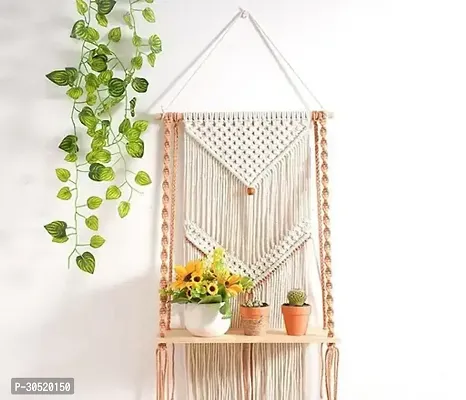 Designer Off White Febric Wall Hanging