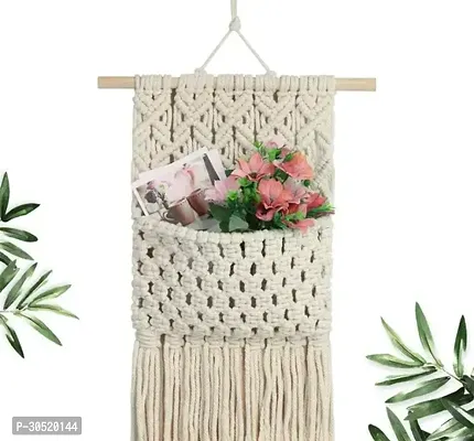 Designer Off White Febric Wall Hanging