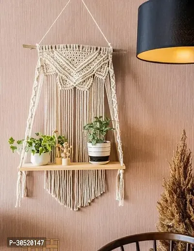 Designer Off White Febric Wall Hanging