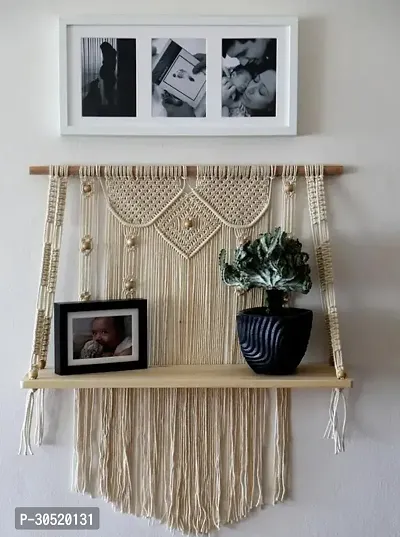 Designer Off White Febric Wall Hanging