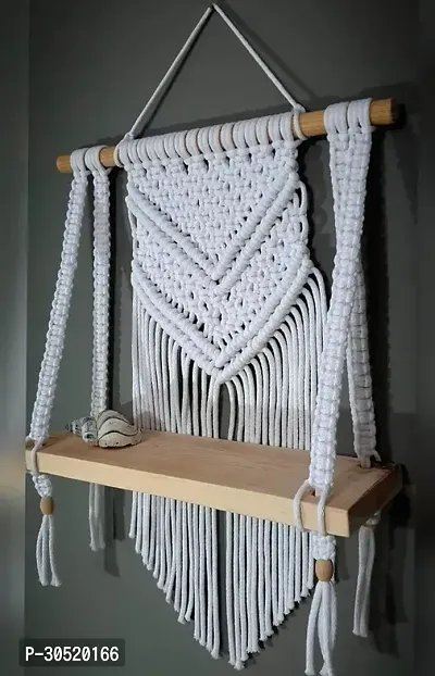 Designer Off White Febric Wall Hanging