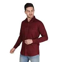 wine cargo Casual Shirts for Men-thumb1