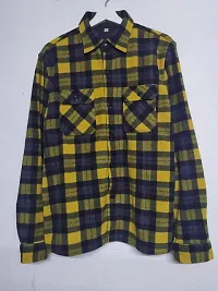 Elegant Multicoloured Checked Cotton Casual Shirts For Men-thumb1