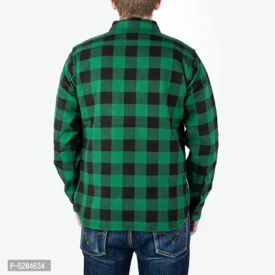 Elegant Multicoloured Checked Cotton Casual Shirts For Men-thumb4