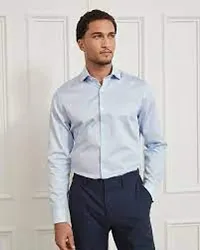 Classic Cotton Solid Casual Shirts for Men-thumb3