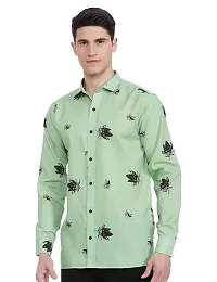 Classic Cotton Blend Printed Casual Shirts for Men-thumb2