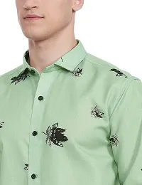 Classic Cotton Blend Printed Casual Shirts for Men-thumb3