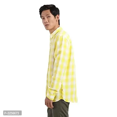 Multicoloured Cotton Checked Casual Shirts For Men-thumb2