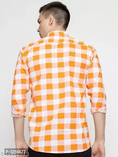 Multicoloured Cotton Checked Casual Shirts For Men-thumb3