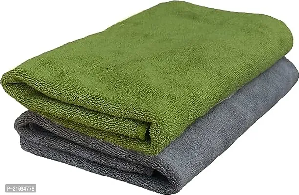 Stylish Fancy Cotton Solid Hand Towels Set Of 2