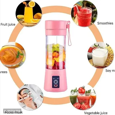 a2 Plastic Portable mini USB Electric Blender 6 Blades Hand Juicer (Pack of 1)-thumb3