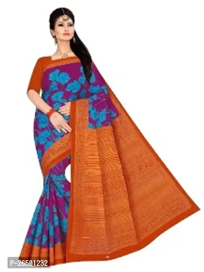 Designer Cotton Sarees Without Blouse For Women-thumb0