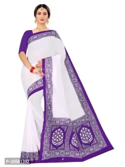 Designer Cotton Sarees Without Blouse For Women-thumb0