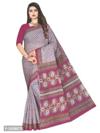 Designer Cotton Sarees Without Blouse For Women-thumb0