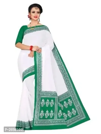 Designer Cotton Sarees Without Blouse For Women