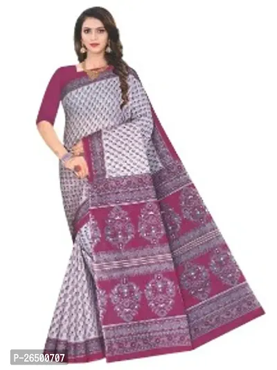 Designer Cotton Sarees Without Blouse For Women-thumb0