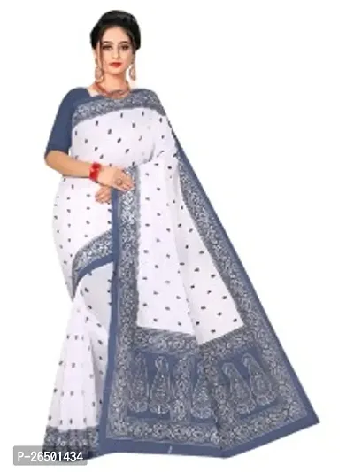 Designer Cotton Sarees Without Blouse For Women-thumb0